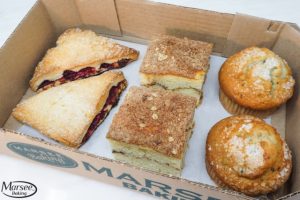 Assorted Large - 2 each coffee cake, blueberry muffin, raspberry scone - 6ct