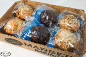 Assorted Muffins - Large -Individually Wrapped - 2ea Blueberry-chocolate-marionberry - 6ct