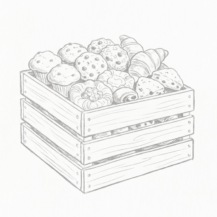 Banana Bran Muffin - Small - 180 Muffins (15 boxes of 12)