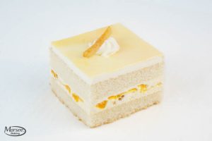 Tangerine Baby Cake - 3" - 6ct